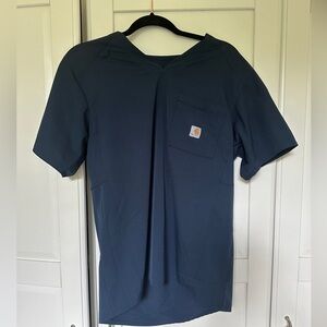 One pocket carhartt scrub top, unisex.